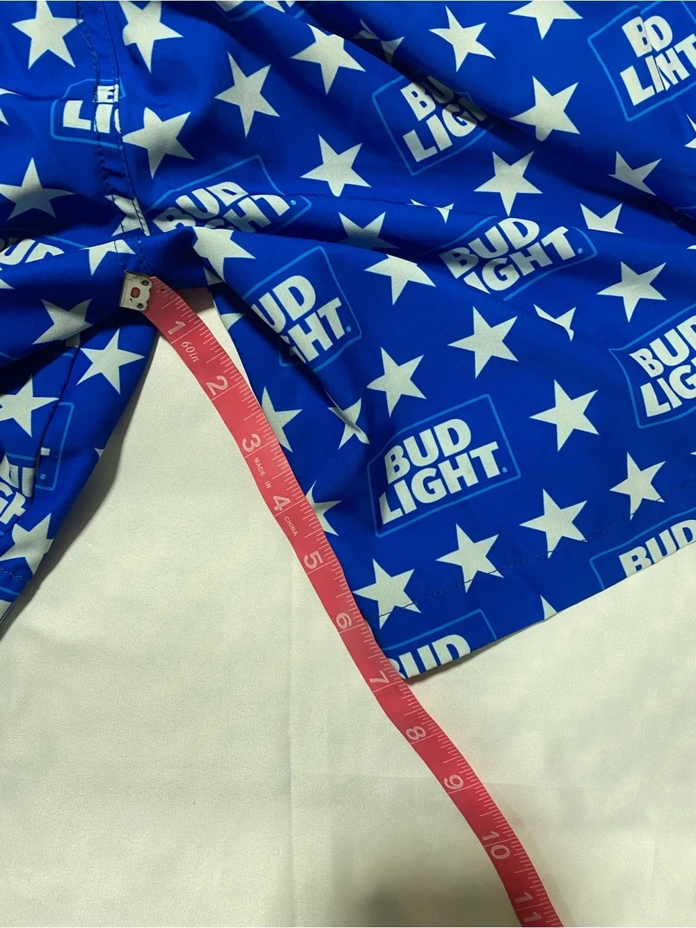 Bud Light Blue Star Men's Swim Trunks
